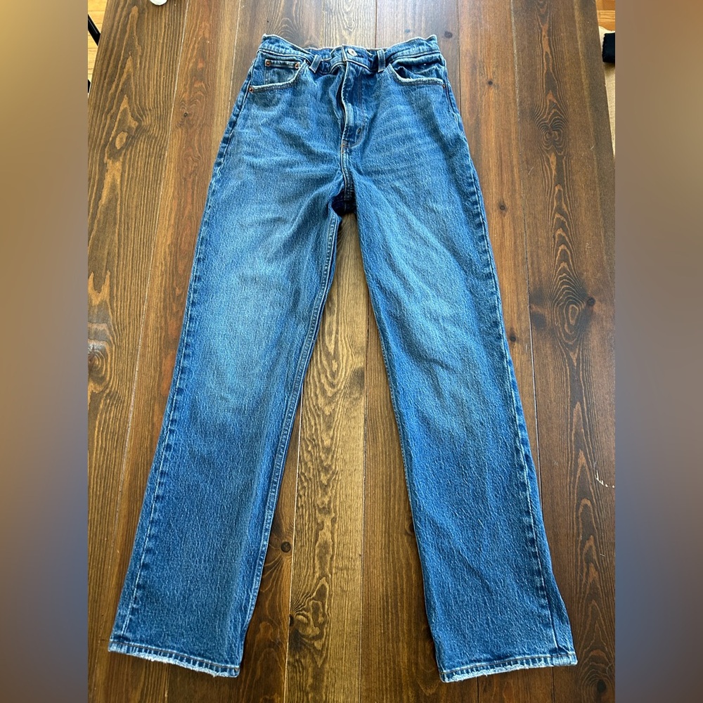 Abercrombie & Fitch 90s Straight Ultra High Rise Denim